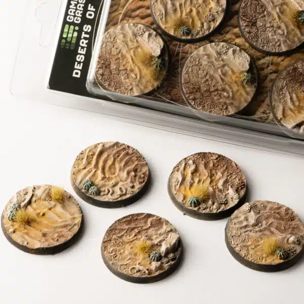 Deserts of Maahl Bases, Round 40mm (x5)