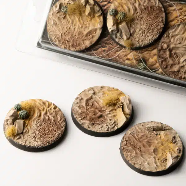 Deserts of Maahl Bases, Round 50mm (x3)