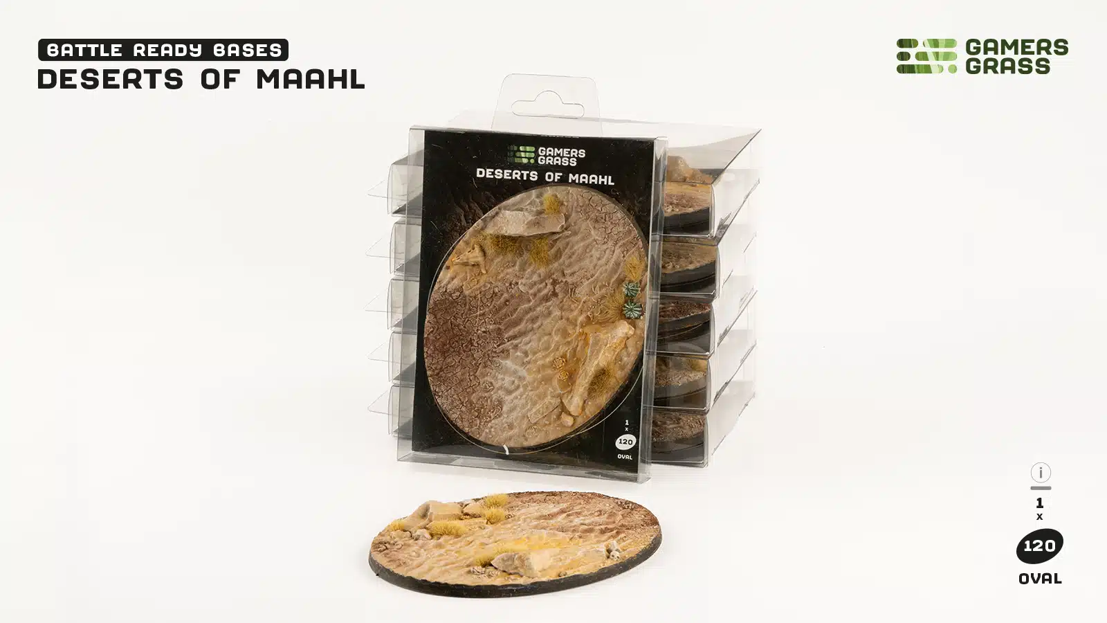 Deserts of Maahl Bases, Oval 120mm (x1)
