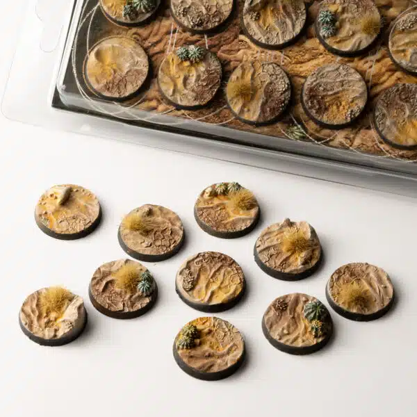 Deserts of Maahl Bases, Round 25mm (x10)