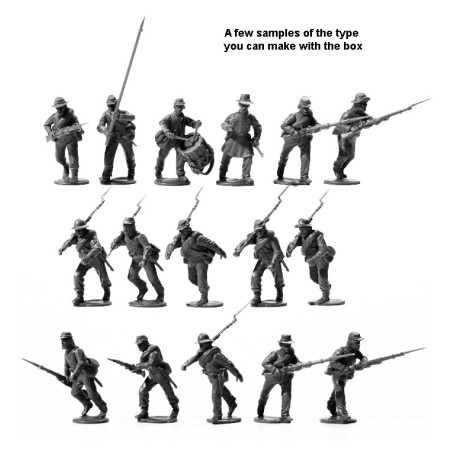 Perry Miniatures - American Civil War Confederate Infantry 1861-65 – Image 3