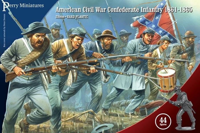 Perry Miniatures - American Civil War Confederate Infantry 1861-65
